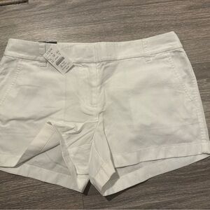 J crew Women's White Shorts